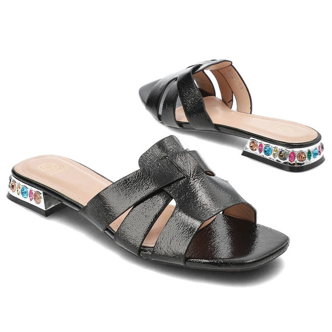 Šľapky Givana - B1639-180 Black