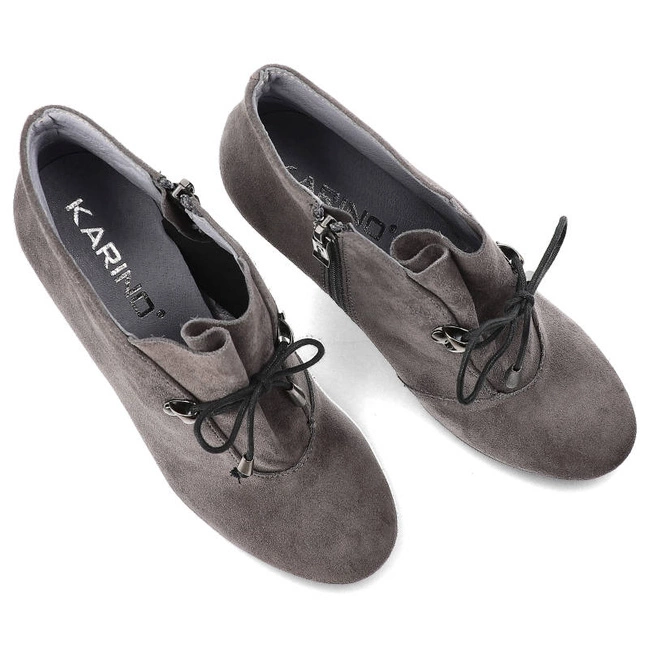 Členkové Topánky Karino - 1850/002-P Szary