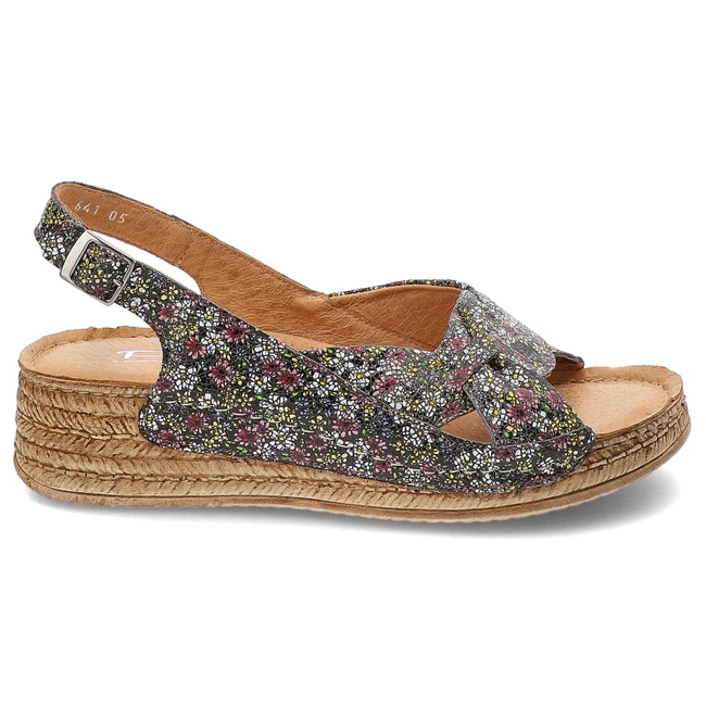 Sandále Pollonus - 5-1641-005 Kwiaty DR