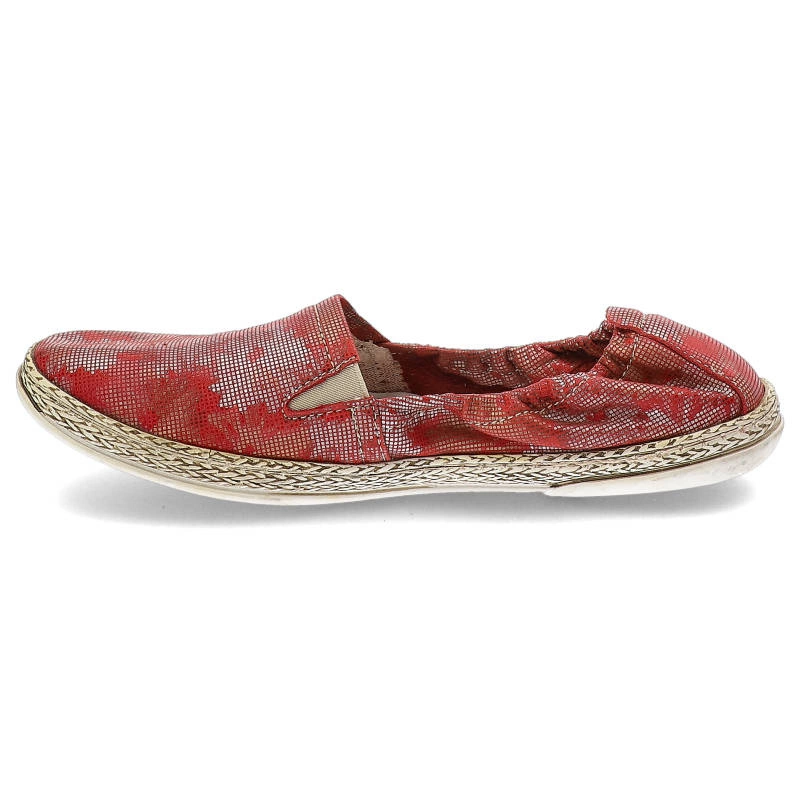 Espadrilky Lemar - 10012 Margaretki Czerwony
