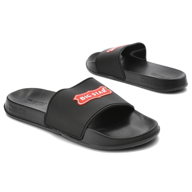 Šľapky Big Star - OO274038 Czarny