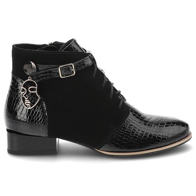 Šnúrovacie Členkové Topánky Maciejka - 5743A-20/00-7 Czarny