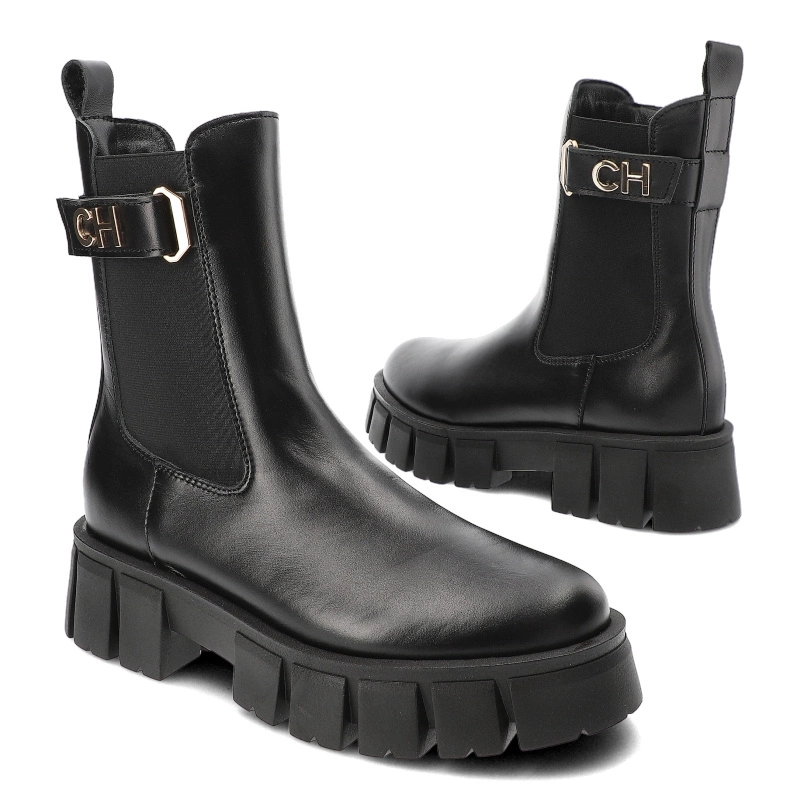 Členkové Topánky Chebello - 4482_-002-000-MIC-S217 Czarny