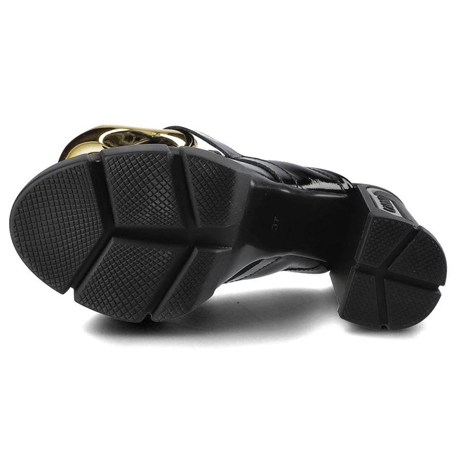 Šľapky Carinii - B7351_-070-000-000-E36 Czarny