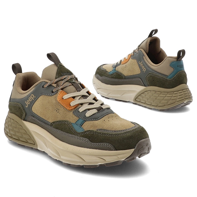 Sneakersy JEEP - Groove JM52070A 036 Khaki