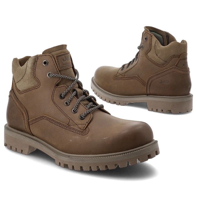 Členkové Topánky JEEP - Willys JM52000A 029 Taupe