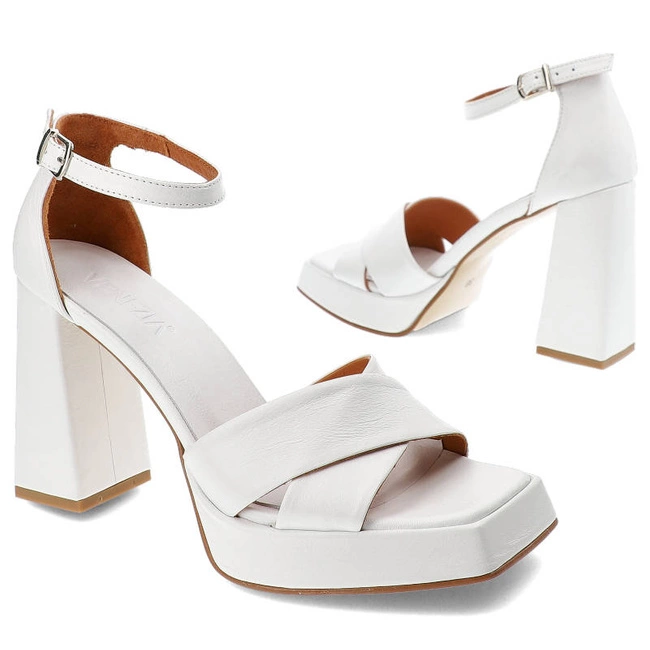 Sandále Venezia - 160S23351 Biały