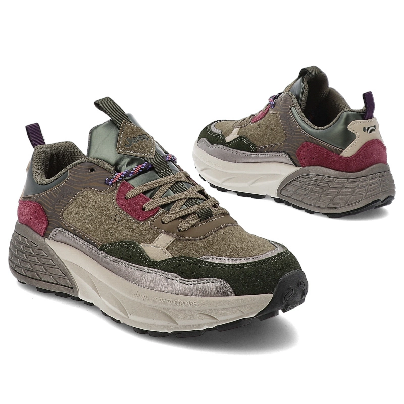 Tenisky JEEP - Groove JL52520A 282 Forest Green