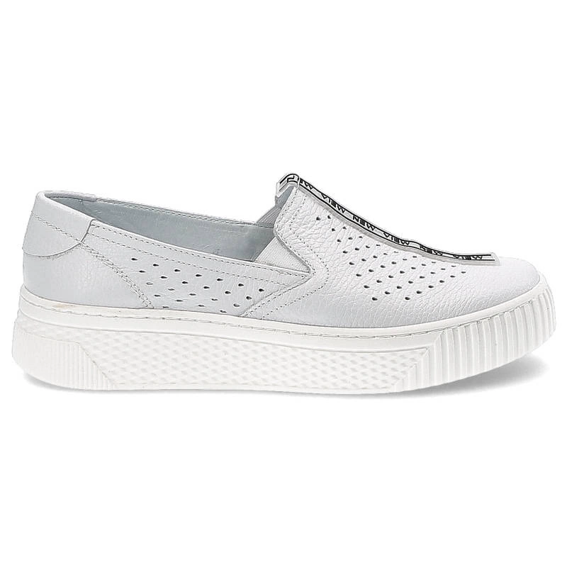 Poltopánky Pollonus - 5-1371-001 Biały Floter/Perforacja