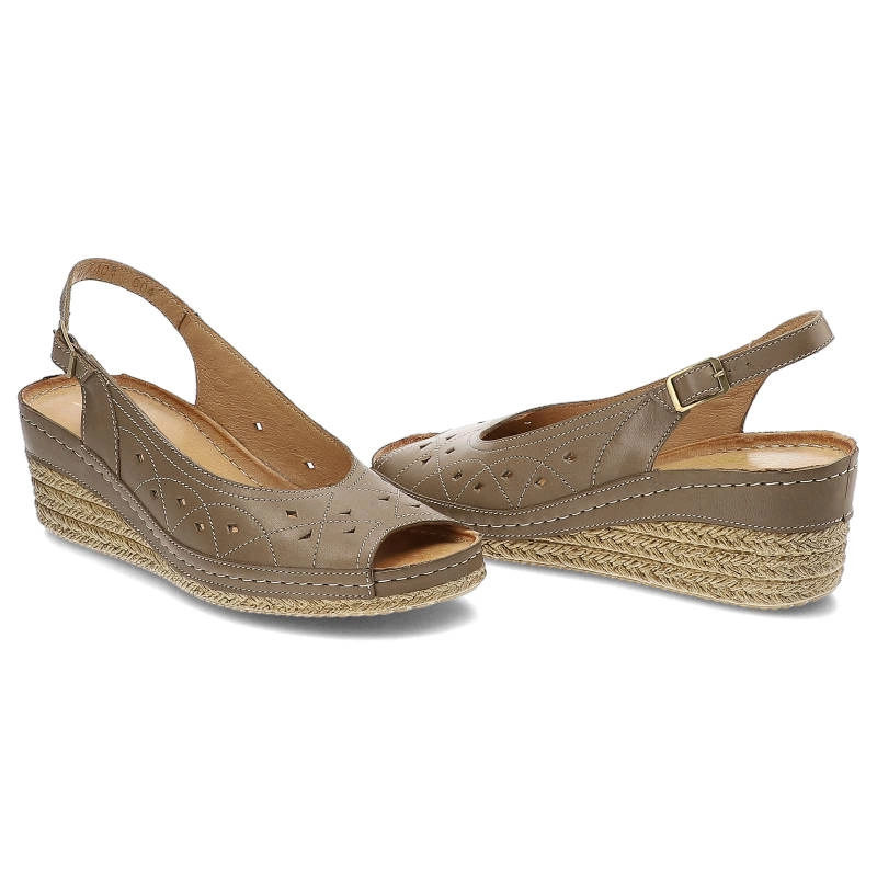 Sandále Pollonus - 5-1404-004 Capuccino