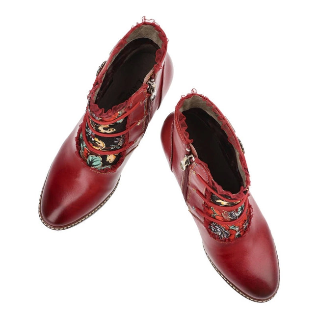 Členkové Topánky Laura Vita - Amceliao 34 SL2015-24H Grenat