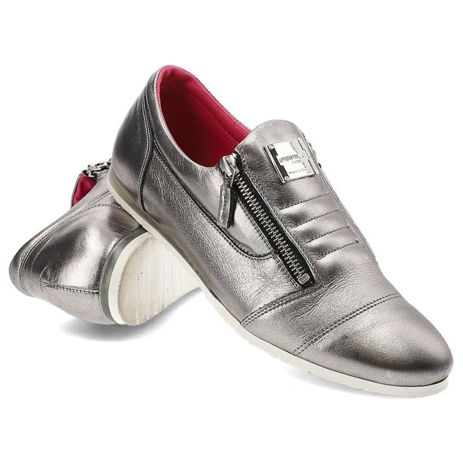 Poltopánky Karino - 1677/127-P Szary/Nikiel