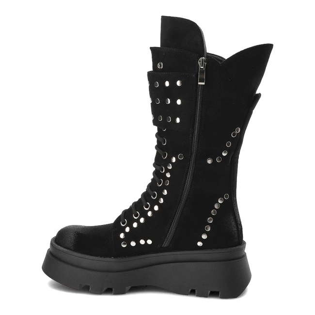 Čižmy S.Barski - MR880-065 Black