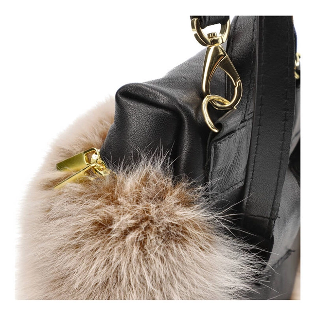 Kabelka Luka-Pelli - T32-2 Z Naturalnym Futrem Z Lisa