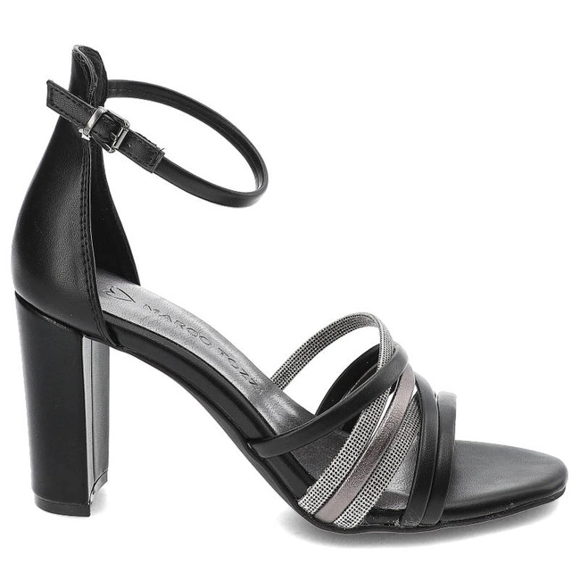 Sandále Marco Tozzi - 2-28386-20 098 Black Comb