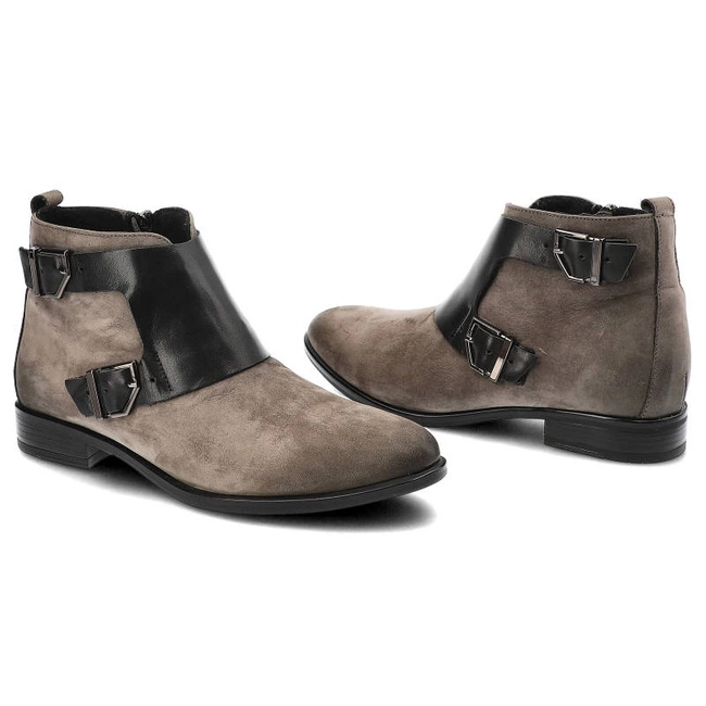 Členkové Topánky Lemar - 60107 S.Szary/M.Czarny