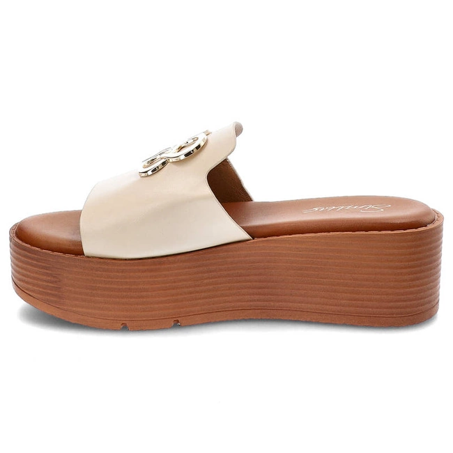 Šľapky Simius - GG-595 Beige