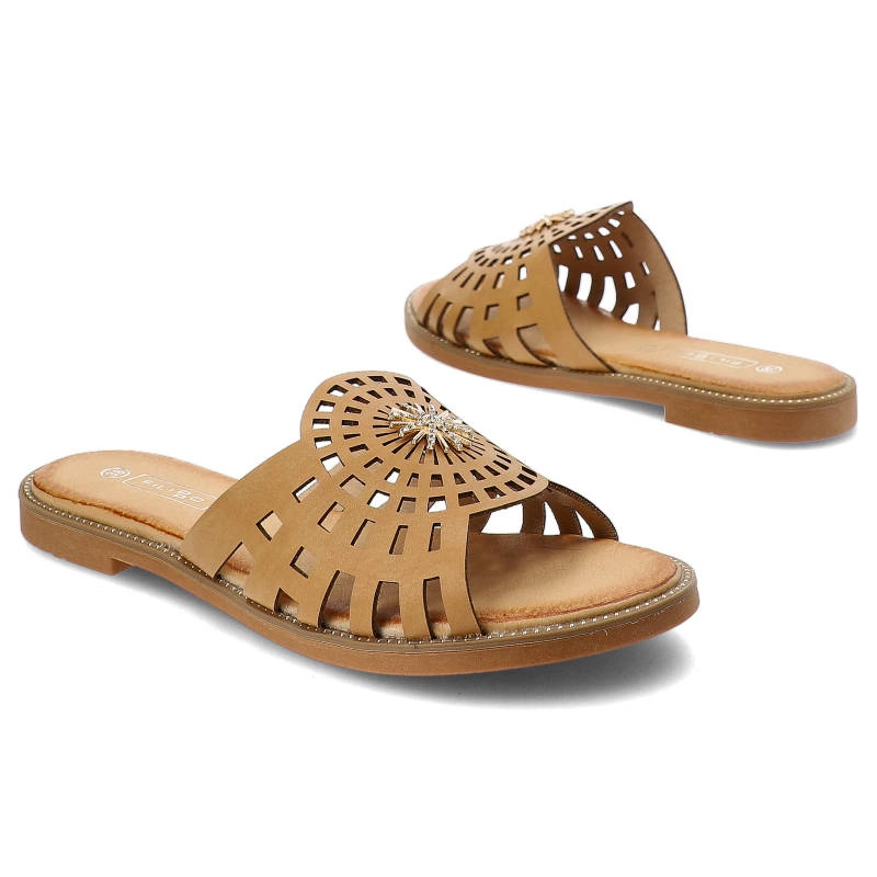 Šľapky Filippo - DK4621/23 BE Beżowy