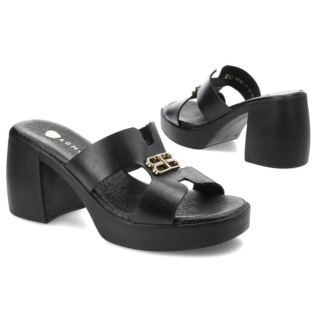 Šľapky Armodo - 40419 Bf.Czarny+Zł