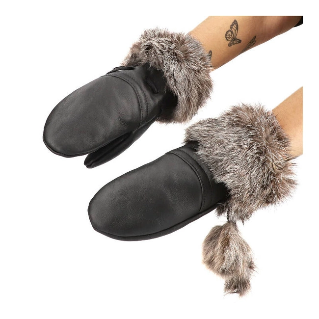 Rukavice Luka-Pelli - ZARA R01-7 Z Naturalnym Futrem Z Lisa