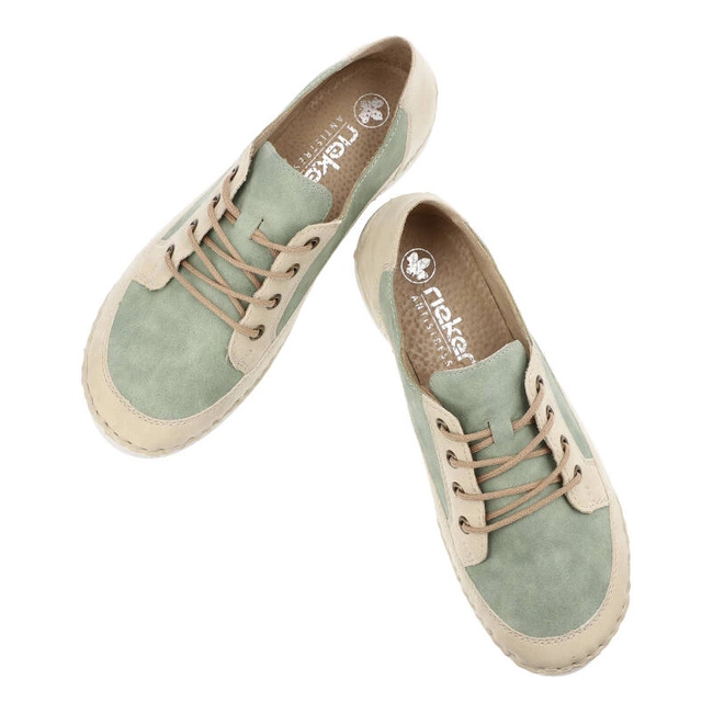 Poltopánky Rieker - 52515-52 Green Combination