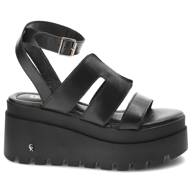 Sandále Carinii - B9423_-E50-000-000-G06 Czarny