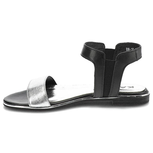 Sandále Karino - 2006/115-P Czarny/Srebrny