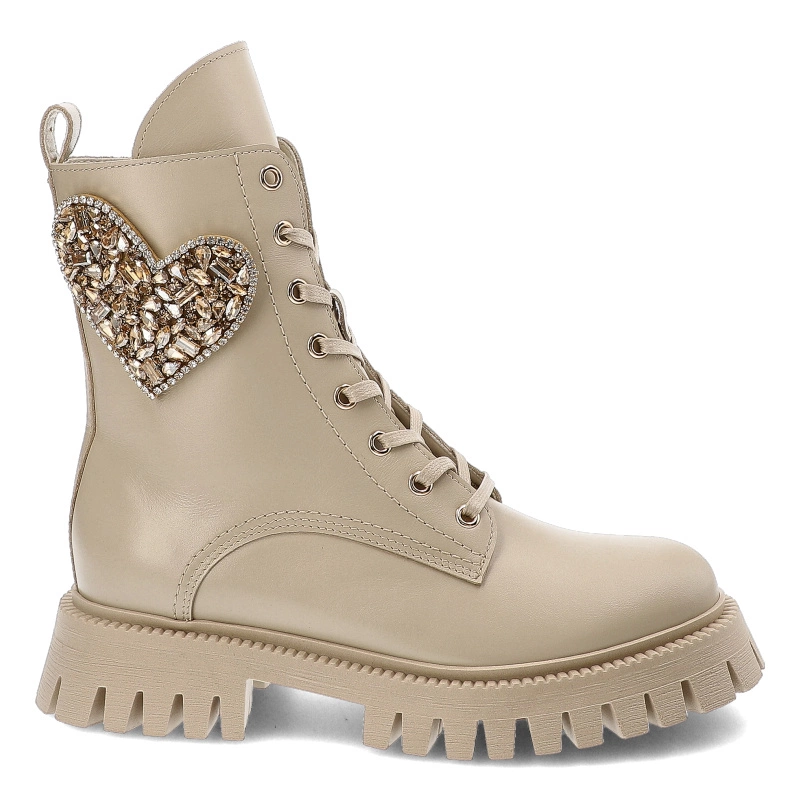 Členkové Topánky Chebello - 4511_-469-PSK-S345 Beżowy