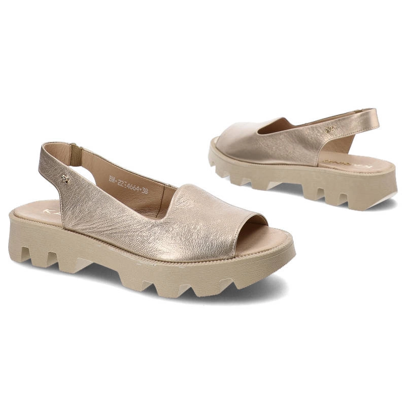 Sandále Karino - 4664/074-P Złoty/Lico