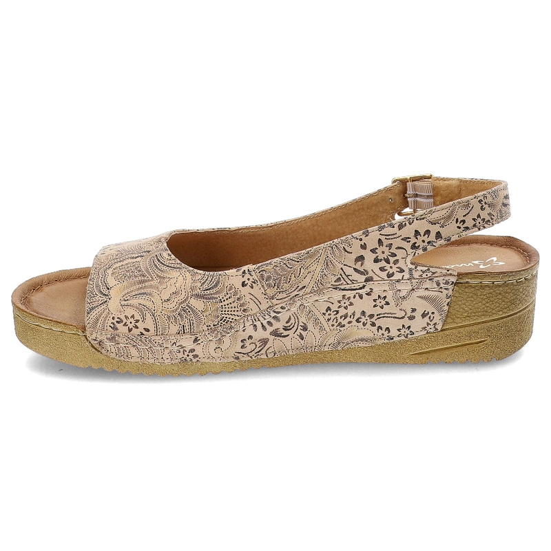 Sandále Maciejka - 01974-46/00-5 Beż+Złoto