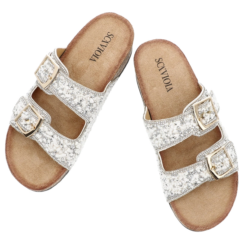 Šľapky SCA'VIOLA - L-47 White