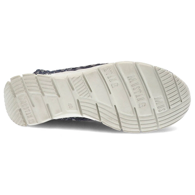 Poltopánky Mustang - 38C0091 Niebieski Soft Line