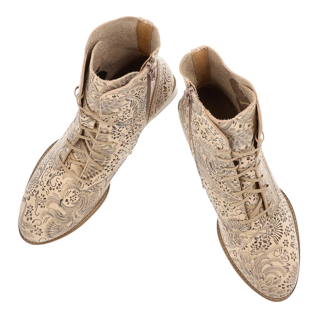 Členkové Topánky MACIEJKA - 06391-04/00-1 Beż+Złoto