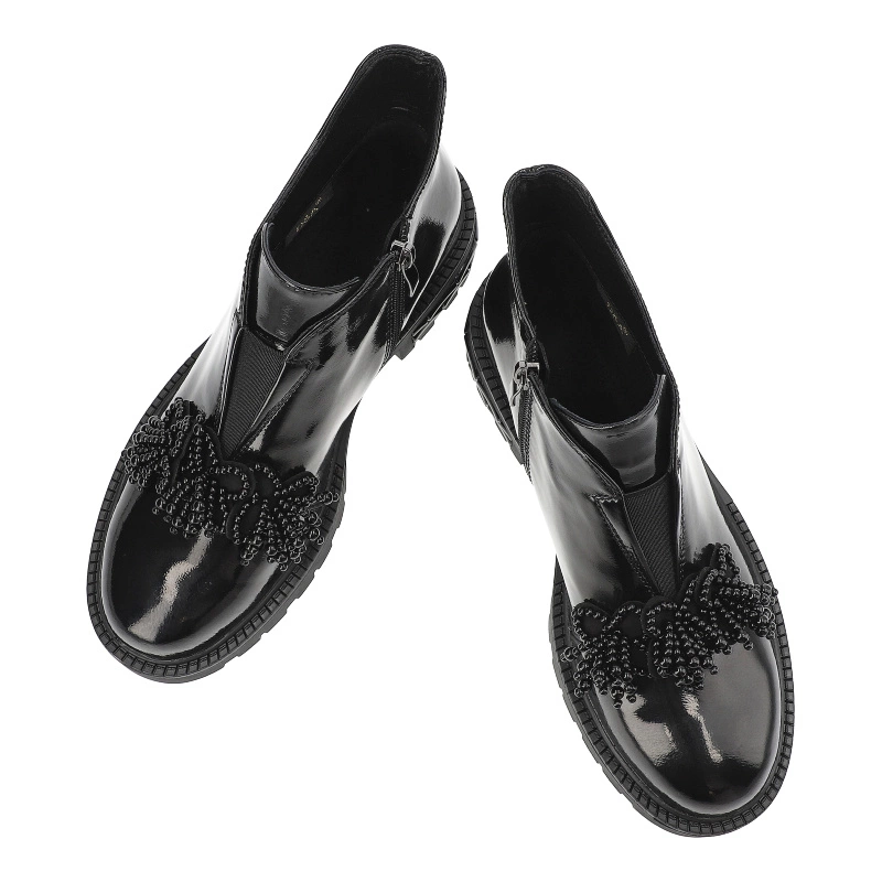 Šnúrovacie Členkové Topánky S.Barski - LZ42-036 Black