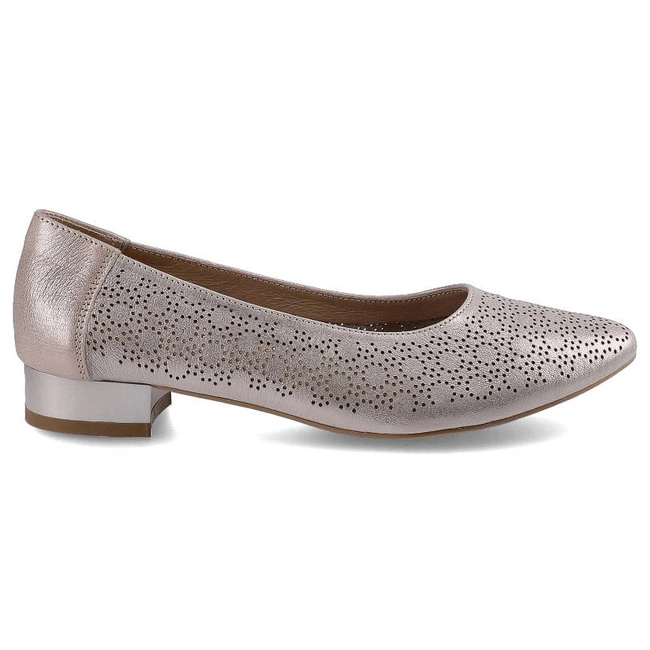 Baleríny Exquisite - 1179/2 Grid Róż