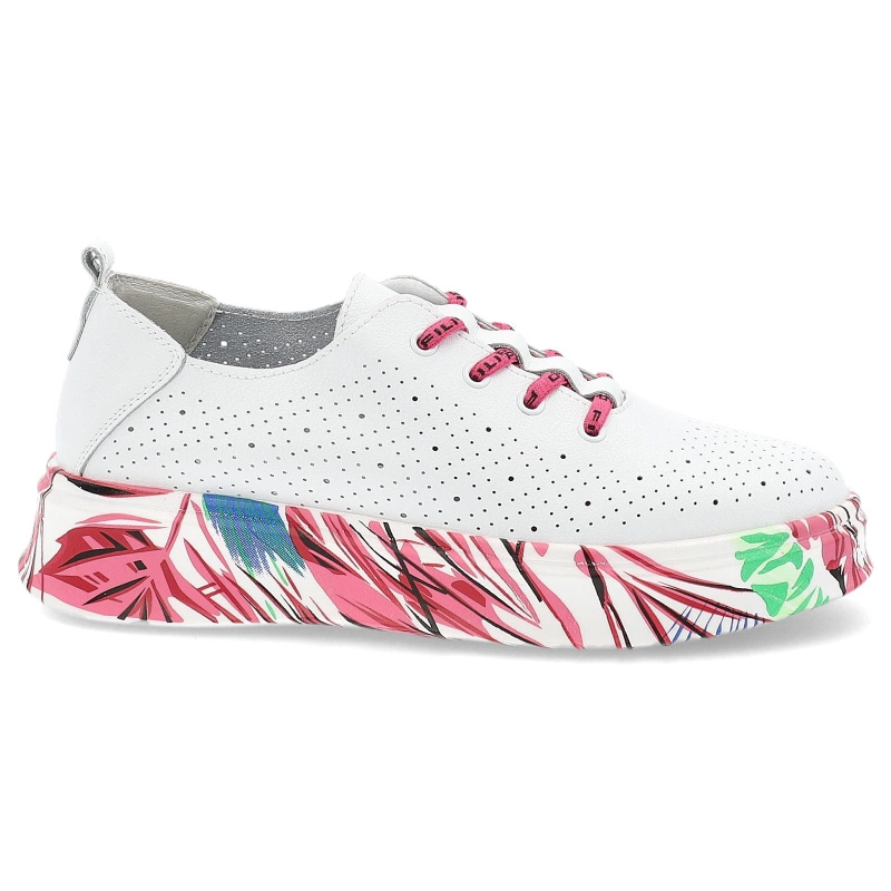 Tenisky FILIPPO - DP6698/25 WH BL FH Biały/Fuksja