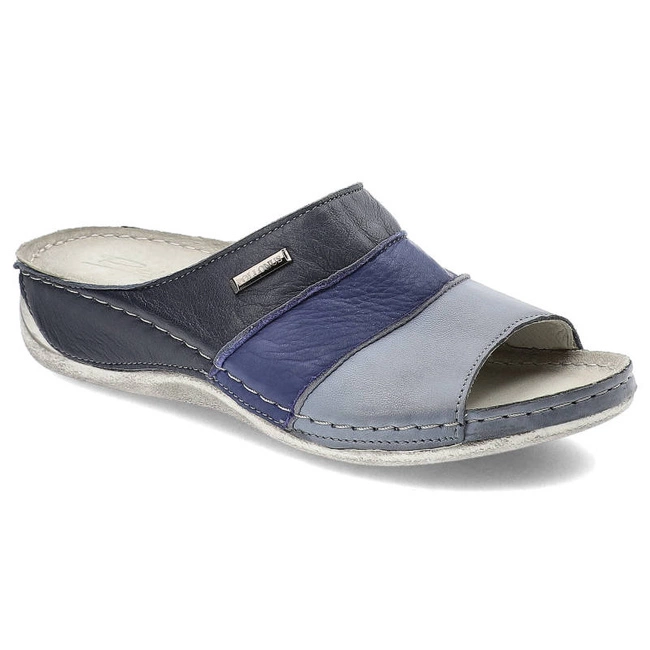 Šľapky Pollonus - 5-0918 Błękitny/Niebieski/Granatowy