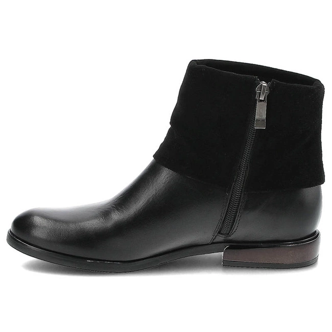 Členkové Topánky Carinii - B3097 Czarny