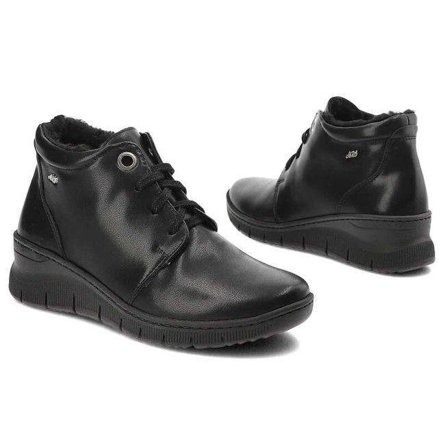 Šnúrovacie Členkové Topánky Armodo - 1177 K1 Czarny