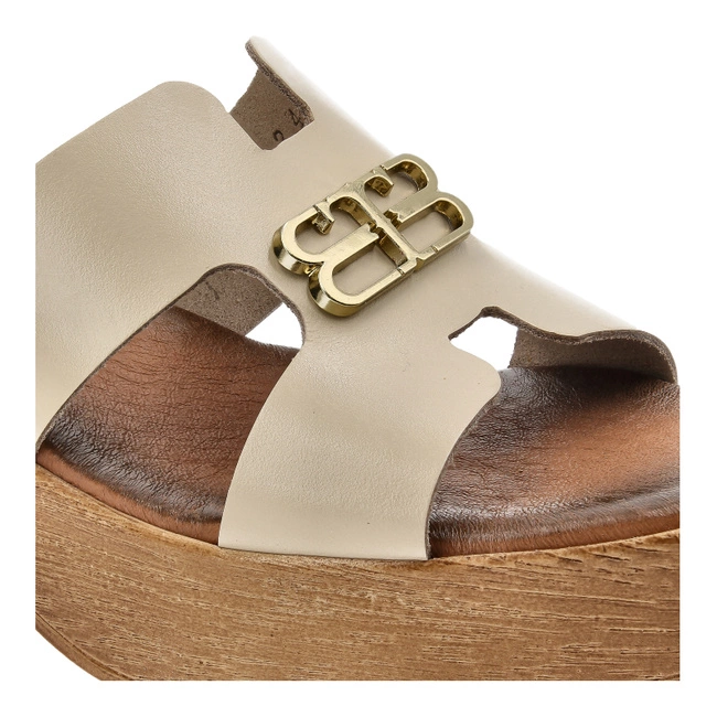 Šľapky Armodo - 40412 Bf.Beż+Zł.