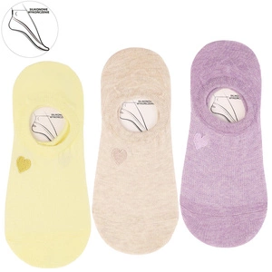 Baleríny MORAJ 3 Pary - CDB200-267 Mix Kolor