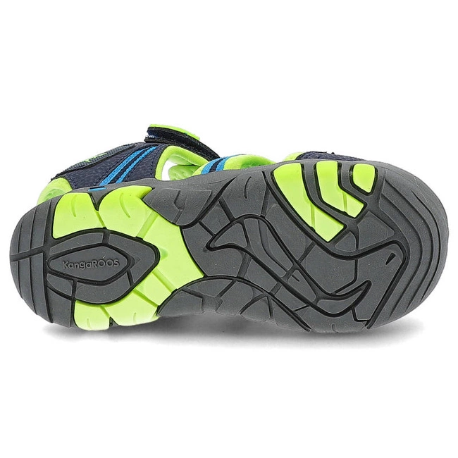 Sandále Kangaroos - 18868 000 4054 K-Trek Trail Dk Navy/Lime