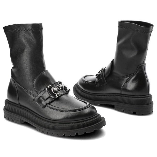 Členkové Topánky Chebello - 3053_-401-MIC-S230 Czarny