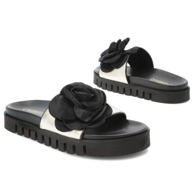 Šľapky CHEBELLO - 4739_-046-000-PSK-S390 Złoty