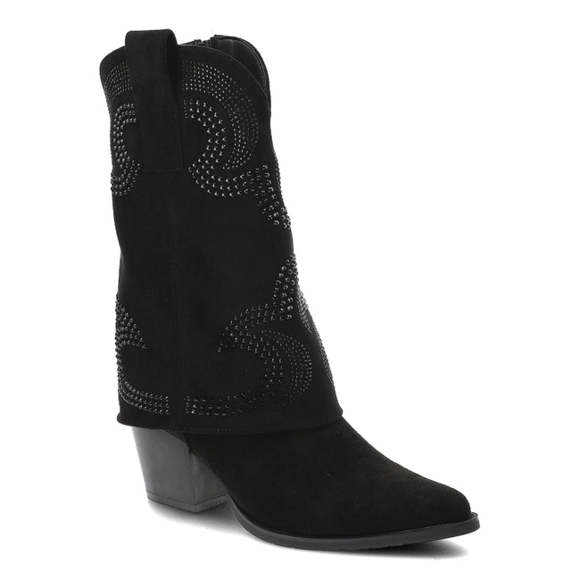 Čižmy S.Barski - HY42-153 Black