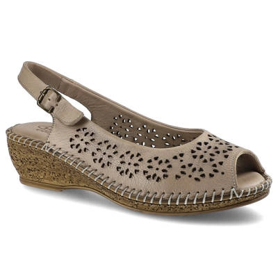 Sandále Lanqier - 40C1417 Beige