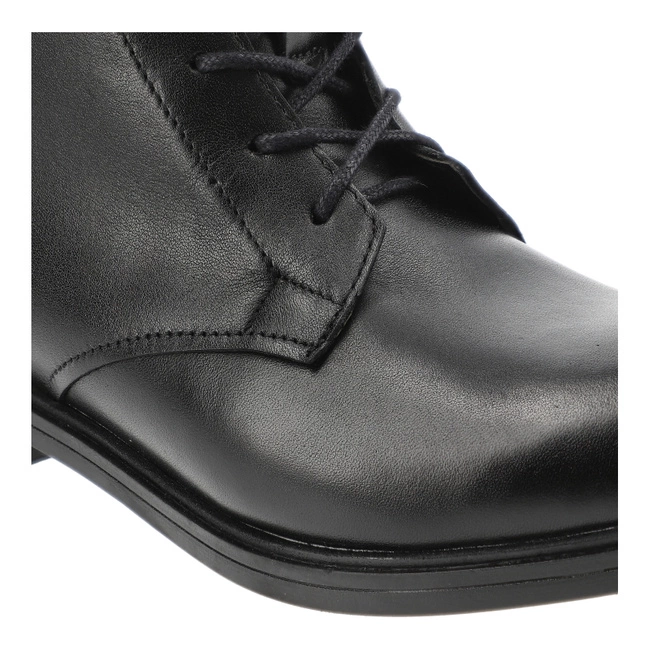 Šnúrovacie Členkové Topánky Armodo - 5-1686-002 Czarny Lico