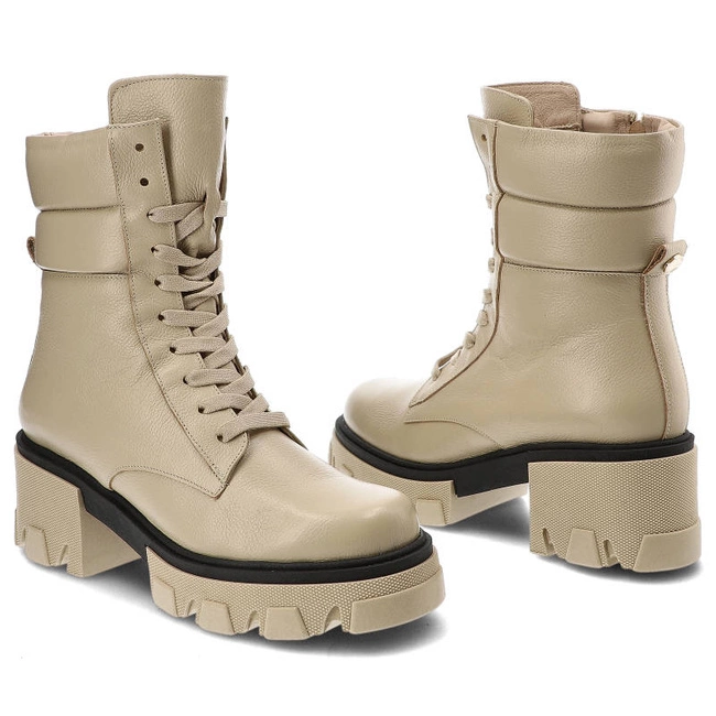 Členkové Topánky Karino - 4510/001-F Beż/Lico