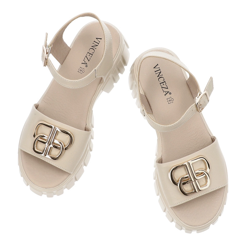 Sandále VINCEZA - 79541 BE Beżowy