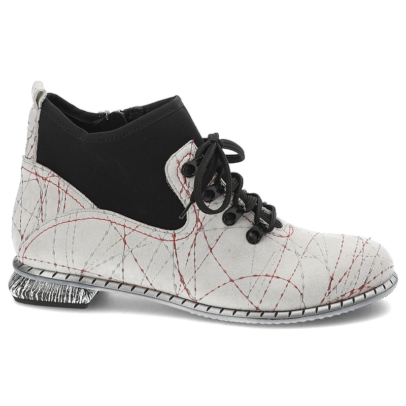 Členkové Topánky Simen - 6608A Grau/Schwarz